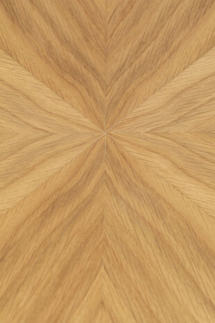 eettafel Fabio rond 100 cm hout naturel