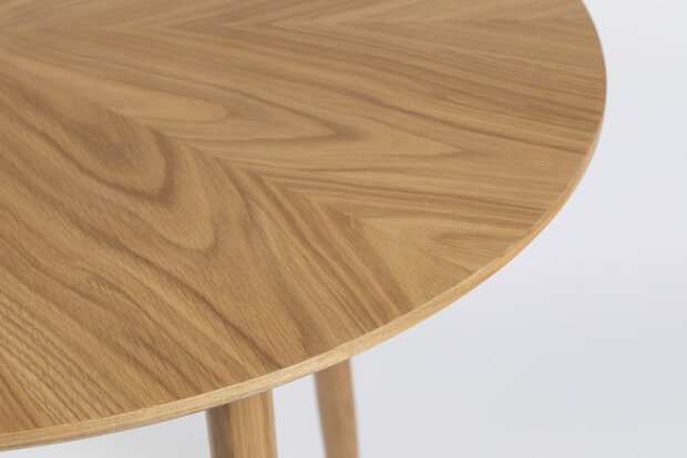 eettafel Fabio rond 100 cm hout naturel