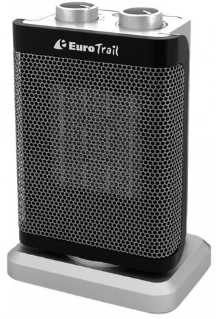keramische kachel Mauna 1500W 16 x 12 cm ABS zilver