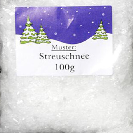 kunstsneeuw 100 gram wit