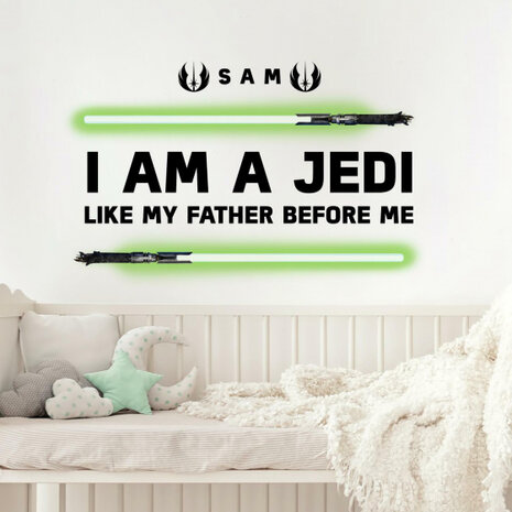 muursticker Star Wars glow-in-the-dark vinyl 117-delig