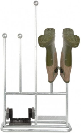 laarzenrek borstel/schraper 78 cm staal zilver