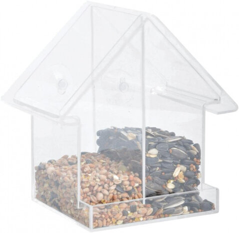 voederhuis vogels combi 15 cm acryl
