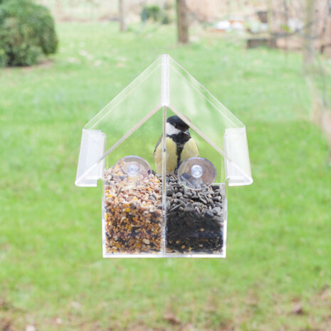 voederhuis vogels combi 15 cm acryl