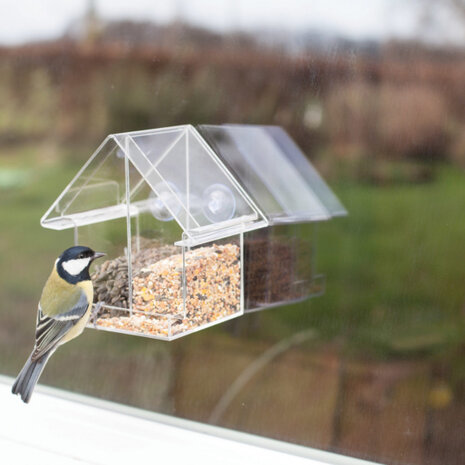 voederhuis vogels combi 15 cm acryl
