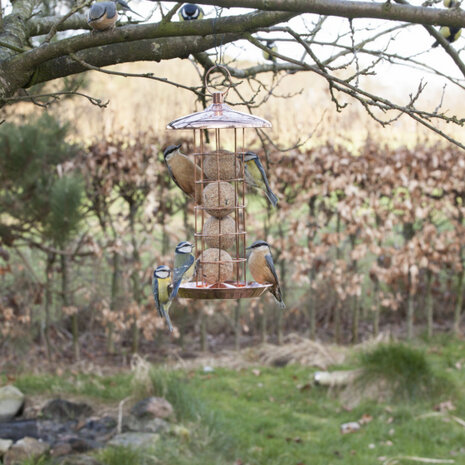 vetbolsilo vogel 30,5 cm staal koper