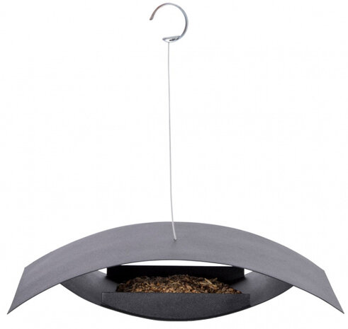 voederhuis hangend 28,1 x 39,5 cm staal zwart