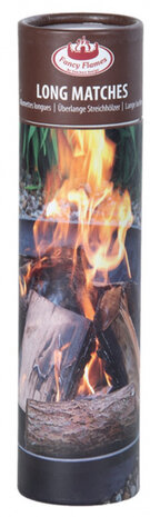 aansteeklucifers 25,3 cm hout naturel 50 stuks