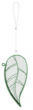 vogelvoederhanger blad 28,1 cm staal groen