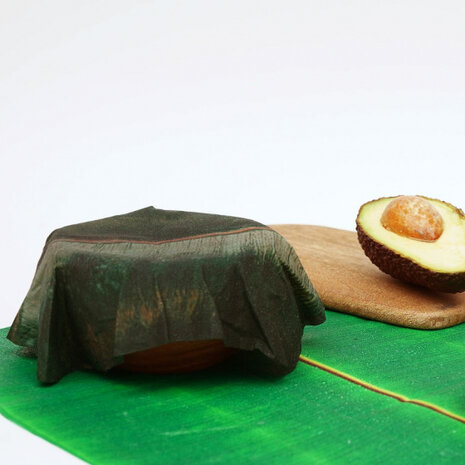 wraps Leaf katoen/bijenwas/boomhars groen 3 stuks