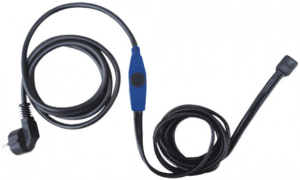 verwarmingskabel 128W 220-240V 8 meter zwart