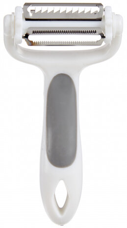 3-in-1 dunschiller 15 x 7,5 x 3 cm staal wit/lichtgrijs