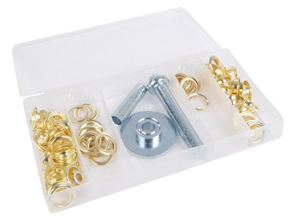 zeilringen 14 x 21,5 mm goud/zilver 103-delig