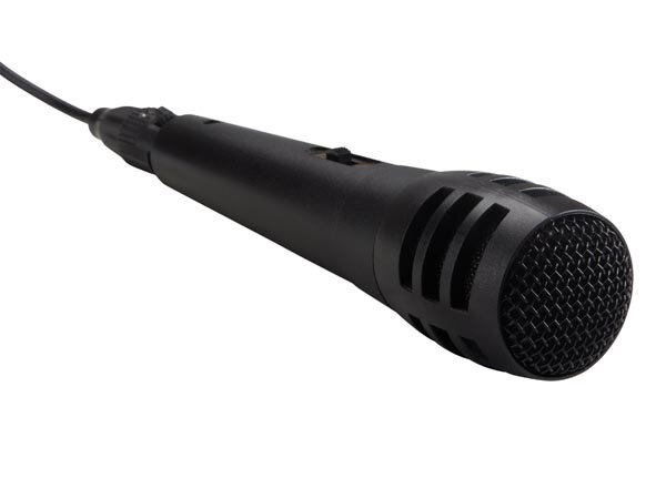 microfoon dynamisch 6,35 mm 3 meter zwart