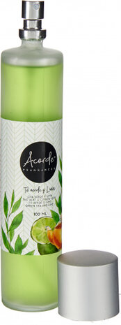 luchtverfrisserspray Tea and Lime 100 ml 19 cm groen