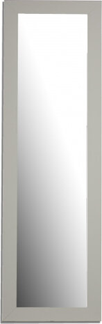 spiegel staand 130,5 x 40,5 cm glas/hout wit