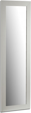 spiegel staand 130,5 x 40,5 cm glas/hout wit