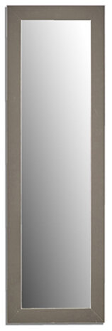 spiegel staand 130,5 x 40,5 cm glas/hout zilver