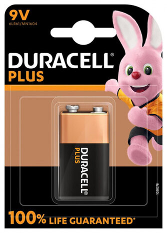 batterij Alkaline Plus 6LR61 9V zink-carbon