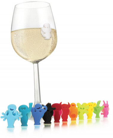 glasmarkers Party People 2 x 1,6&nbsp;cm 12 stuks