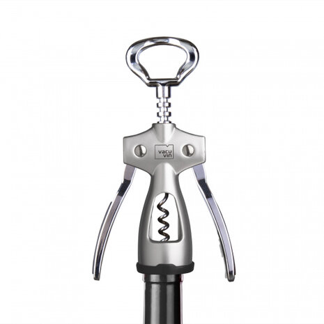 kurkentrekker 4 x 6 x 19 cm RVS zilver