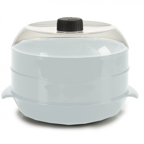 magnetronsteamer 2,4L polypropyleen wit 4-delig