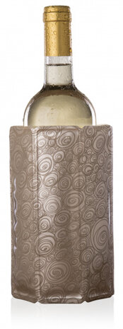 wijnkoeler Active 1 liter 14,5 x 17 cm chroom goud