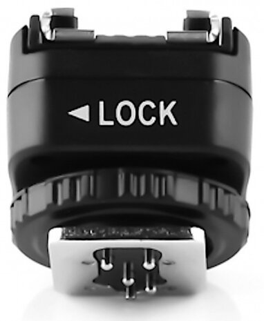 hotshoe-adapter TF-322 Nikon staal zwart/zilver