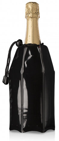 champagnekoeler Active 1 liter 15,5 x 21,5 cm zwart
