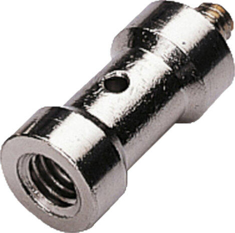 spigot-adapter SP-4M8F 32 mm staal zilver