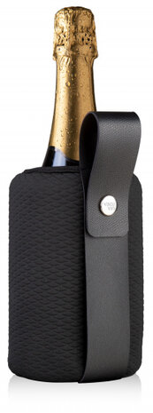 flessenkoeler Artico 1 liter 15,8 x 23,5 cm neopreen zwart