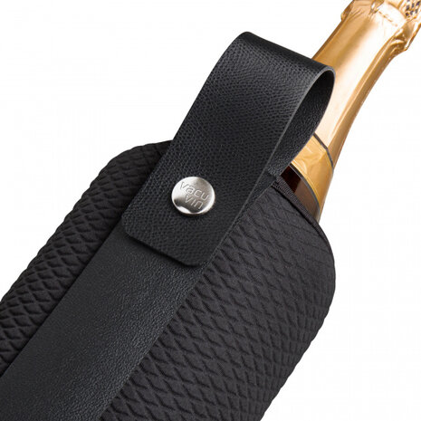flessenkoeler Artico 1 liter 15,8 x 23,5 cm neopreen zwart