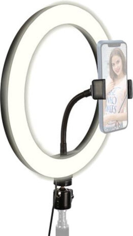 ringlamp Bi-Color led 10W 3200-4300-5600K 26,5 cm&nbsp;wit
