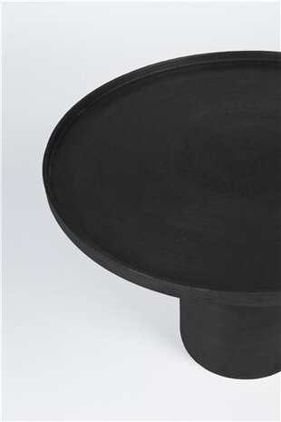koffietafel Mason 60 x 40 cm aluminium zwart