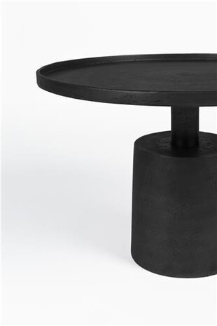 koffietafel Mason 60 x 40 cm aluminium zwart