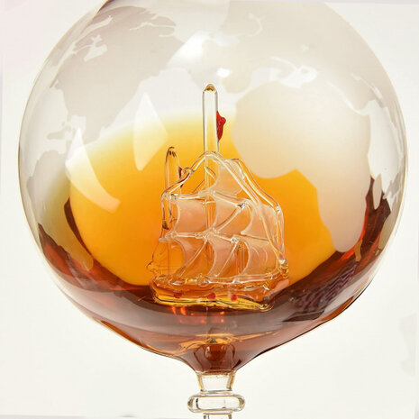 karaf Globe 1500 ml glas transparant 11-delig