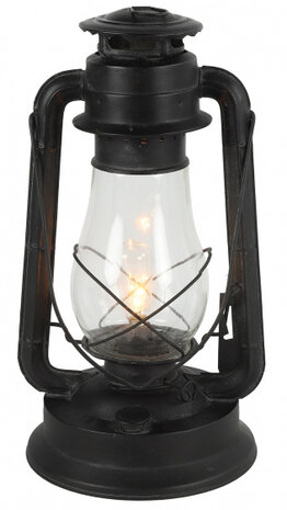 Lantaarn Kilian led 20,5 x 20 x 37,5 cm staal zwart