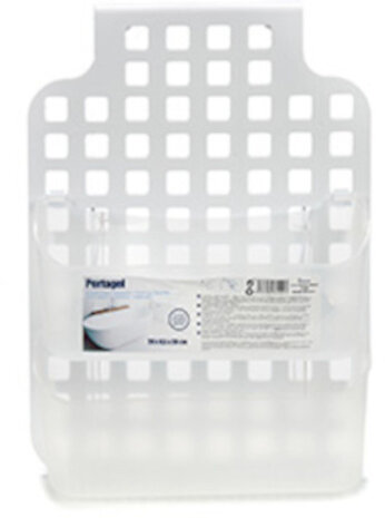 zeephouder 28,5 x 9 x 38 cm wit