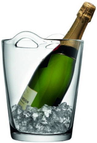 champagnekoeler 9,5 liter 19,5 x 25 cm glas transparant