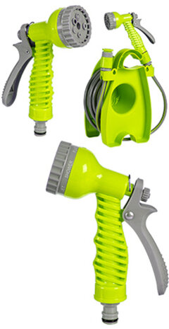 tuinslanghaspel 10 meter PVC/polypropyleen groen