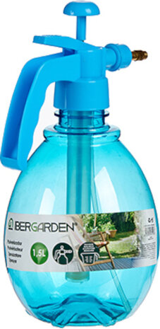 plantenspuit 1,5 liter 28,5 cm polypropyleen blauw