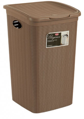 wasmand Elegance 50 liter 38 x 36,5 x 54,5 cm bruin