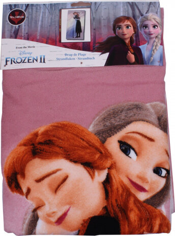 strandlaken Frozen 70 x 140 cm microfiber pastelpaars