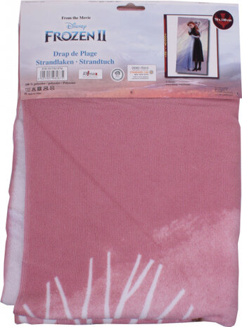 strandlaken Frozen 70 x 140 cm microfiber pastelpaars