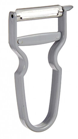 dunschiller 11 x 6,7 cm RVS lichtgrijs/zilver
