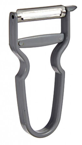 dunschiller 11 x 6,7 cm RVS donkergrijs/zilver
