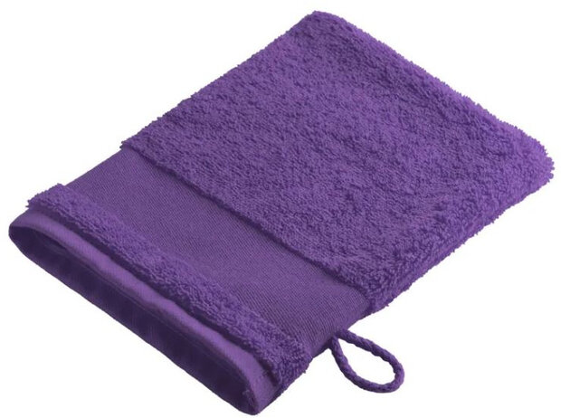 washand 21 x 16 cm katoen paars