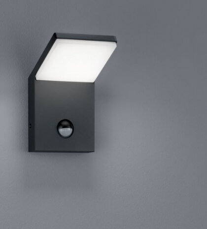 wandlamp Pearl led 16 x 10 cm 3000K 9W aluminium antraciet