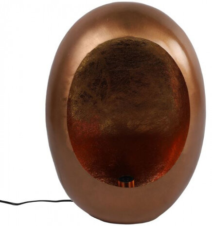 tafellamp Eggy 25W 39 x 56 cm E27 staal koper