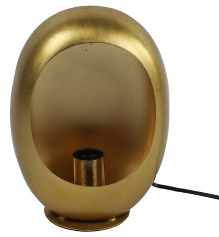 tafellamp Eggy 25W 21 x 28,5 cm E27 staal goud
